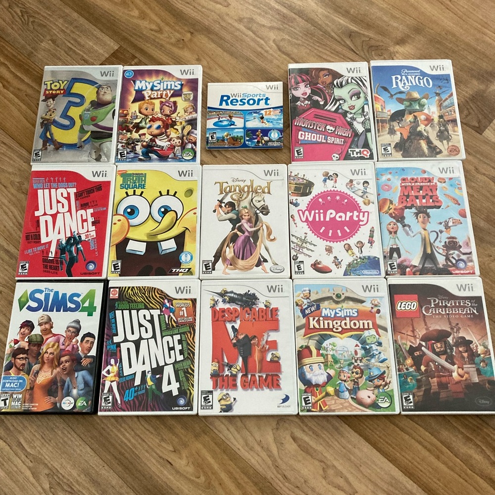 Wii games - lot of 15